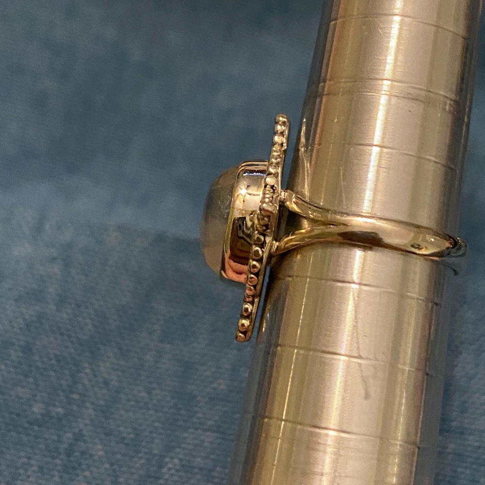Silver Moonstone Ring - image 4